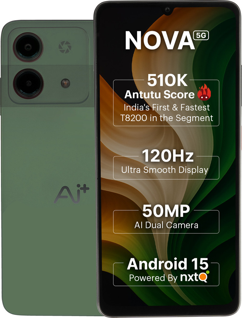 Ai+ Nova 5G (Green, 128 GB) 6 GB RAM