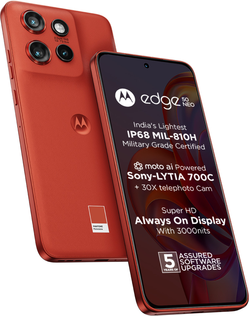 MOTOROLAMotorola Edge 50 Neo (PANTONE Poinciana, 256 GB)