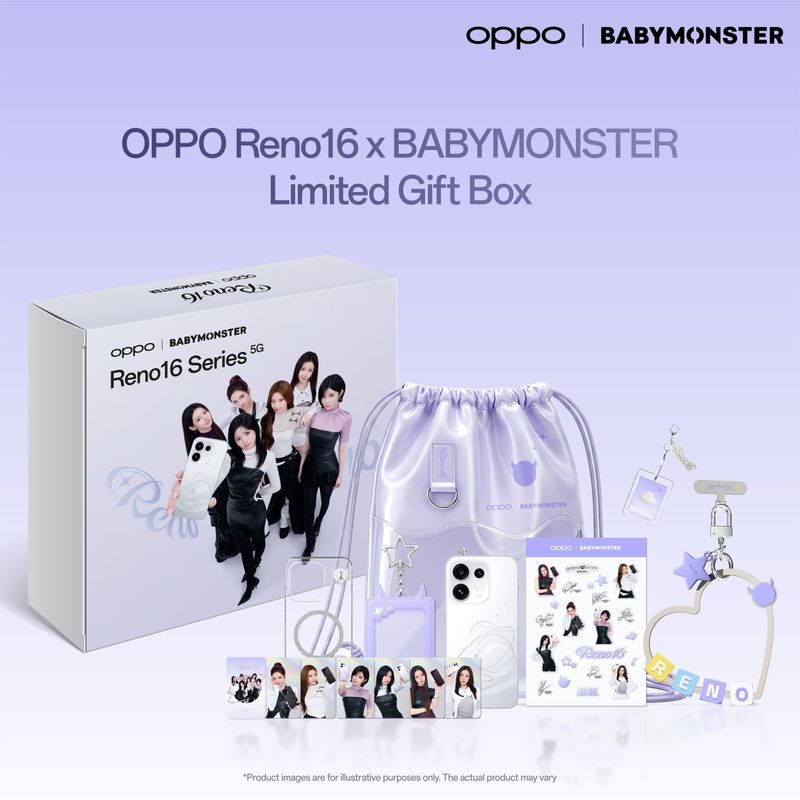OPPO Reno16c 128GB Starry White (BABYMONSTER) - Image 3