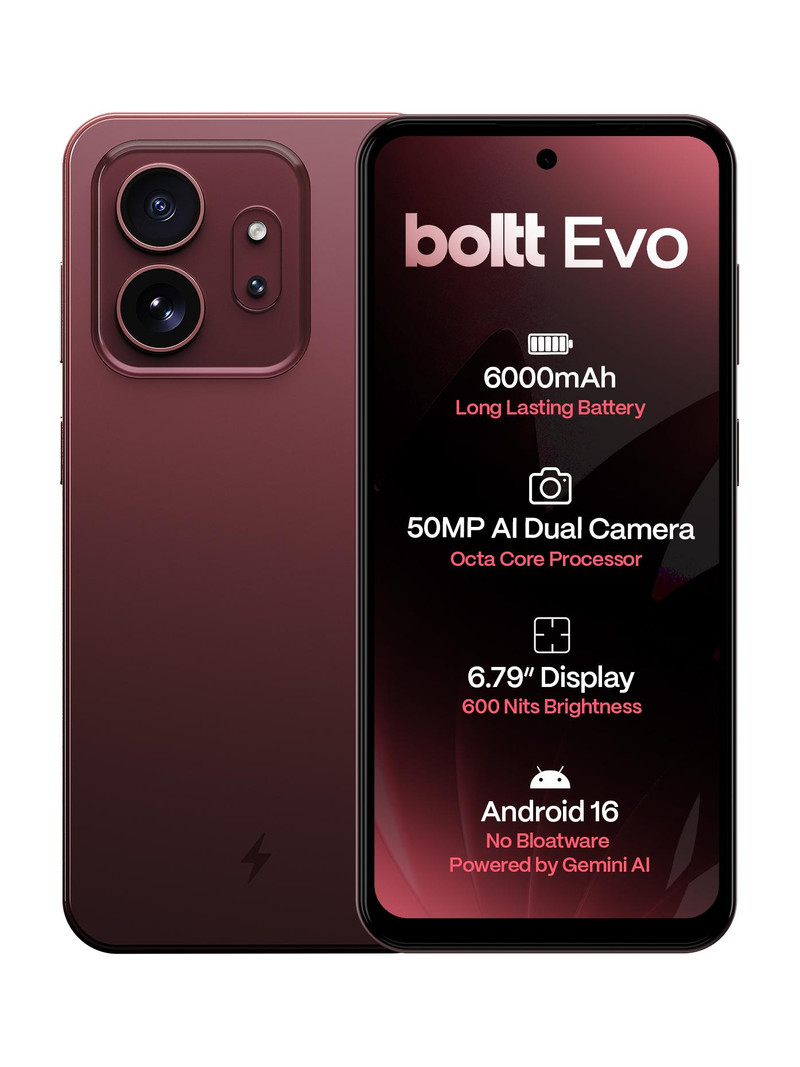 BOLTT EVO (Berry Red, 64 GB) 4 GB RAM