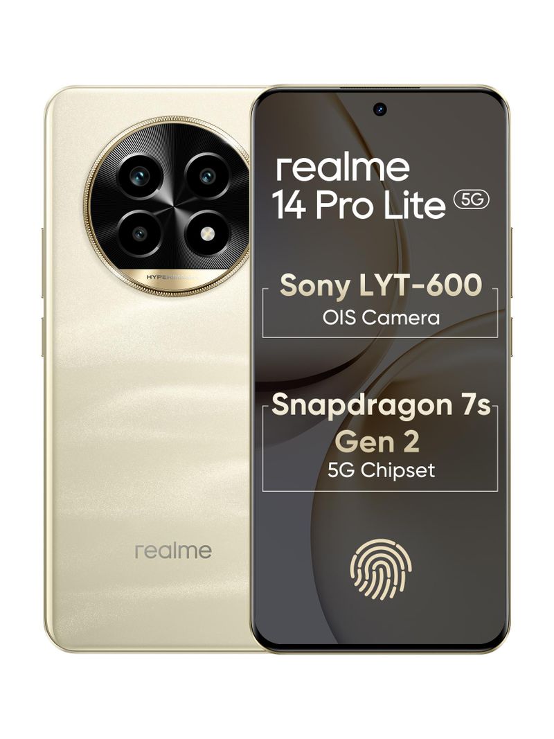realme 14 Pro Lite 5G 128GB 8GB RAM Gold - Image 2