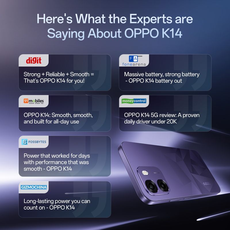 OPPO K14 5G 128GB 6GB RAM Prism Violet - Image 4