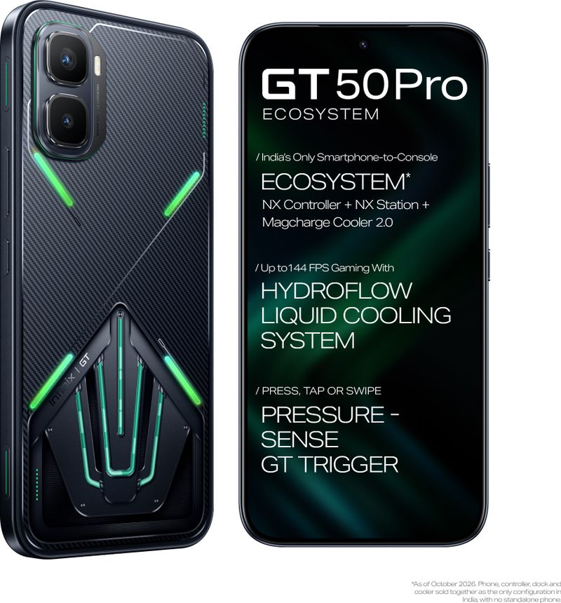 Infinix GT 50 Pro 5G (Black Abyss, 256 GB, 12 GB RAM) - Image 2