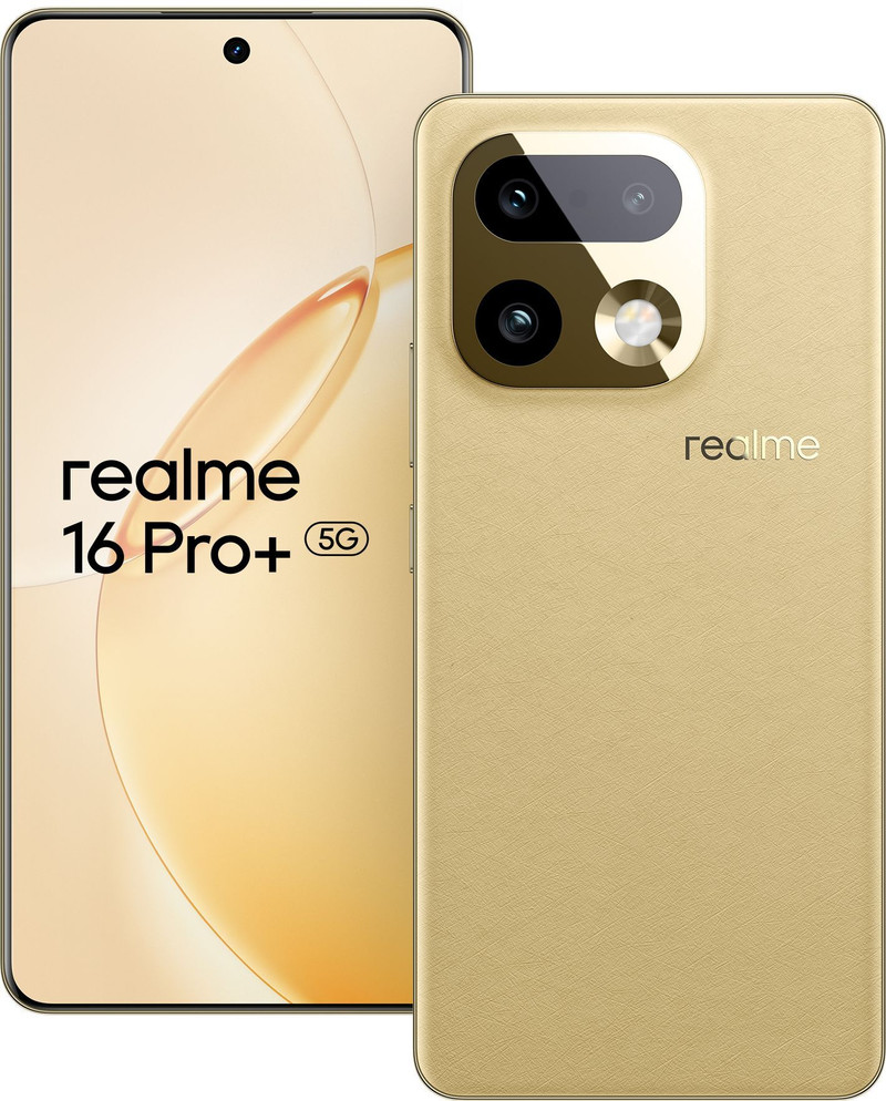 Realme 16 Pro+ 5g (master Gold, 256 Gb, 7000 Mah)