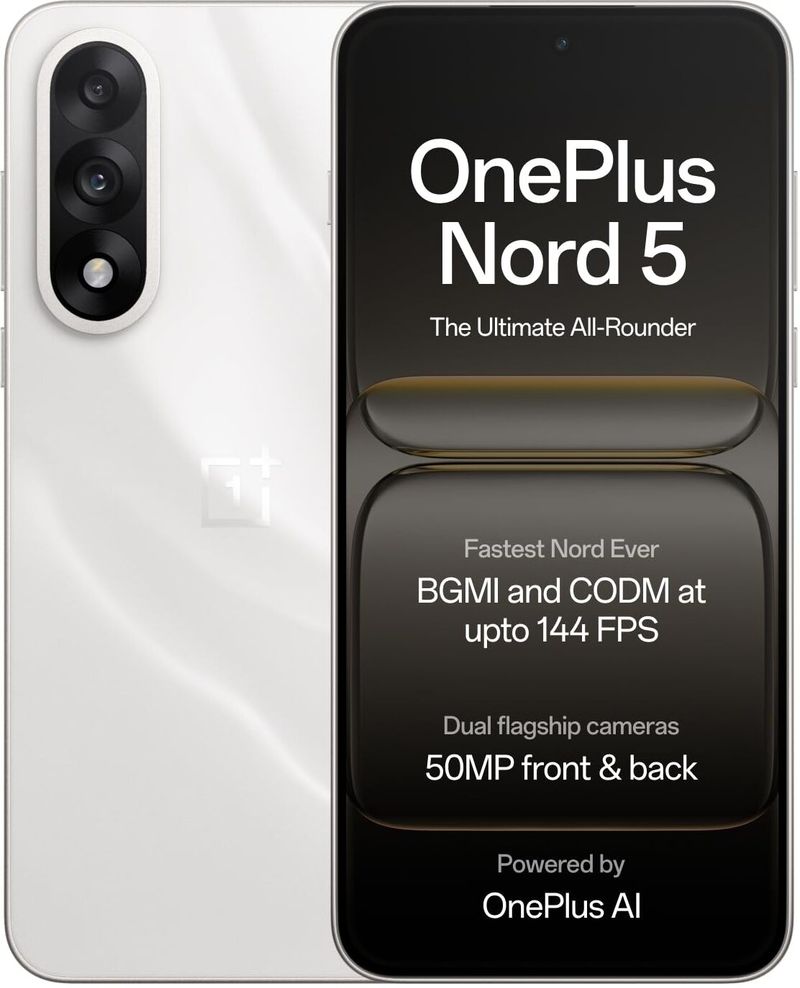 OnePlus Nord 5 5G (Marble Sands, 256GB, 8GB RAM) - Image 2