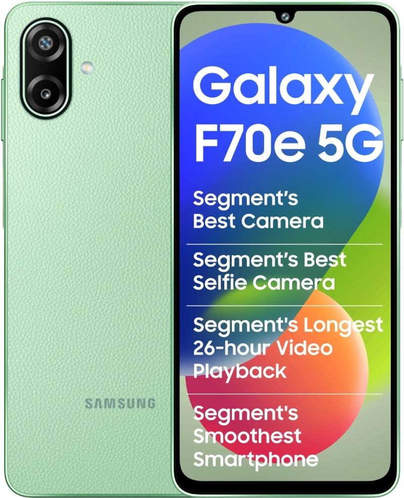 Samsung Galaxy F70e 5G (Limelight Green, 128 GB) 4 GB RAM