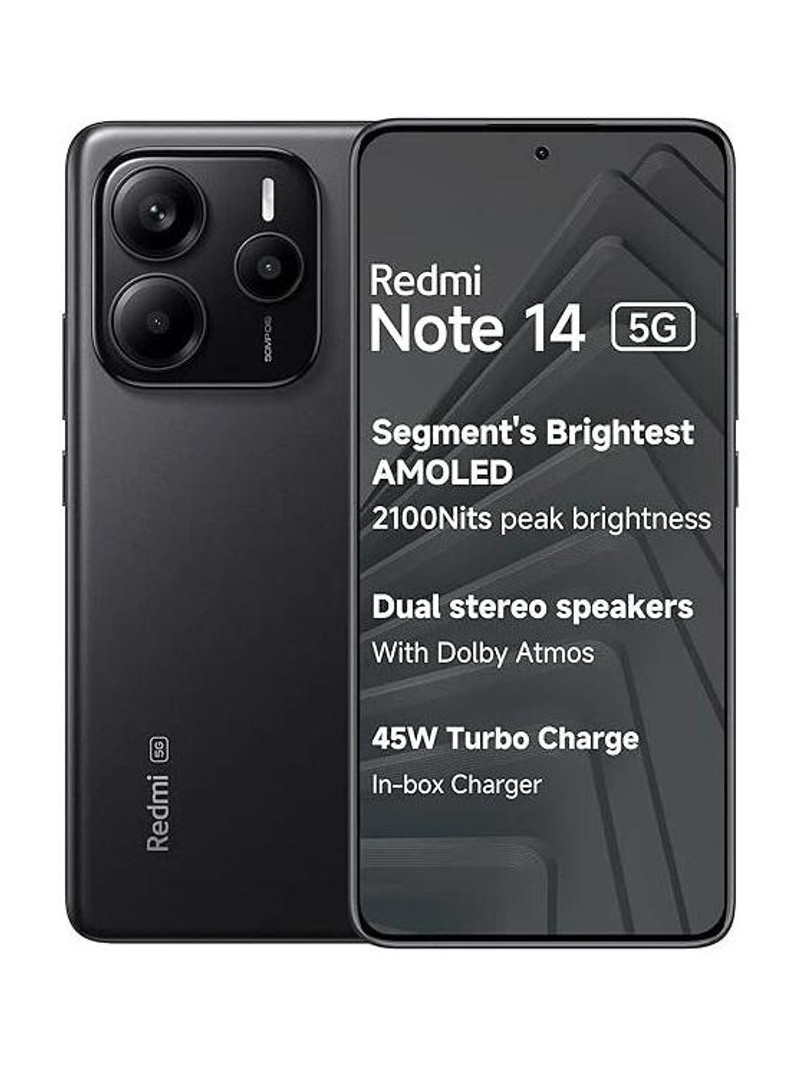 REDMI Note 14 5G (Titan Black, 256 GB) 8 GB RAM