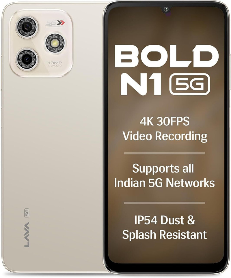 lava bold n1 5g champagne gold 128 gb