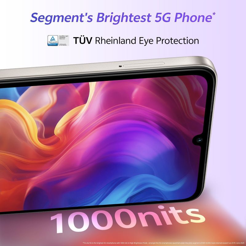 vivo टी4 लाइट 5जी (टाइटेनियम गोल्ड 2026, 64 GB) (4 GB RAM) - Image 6
