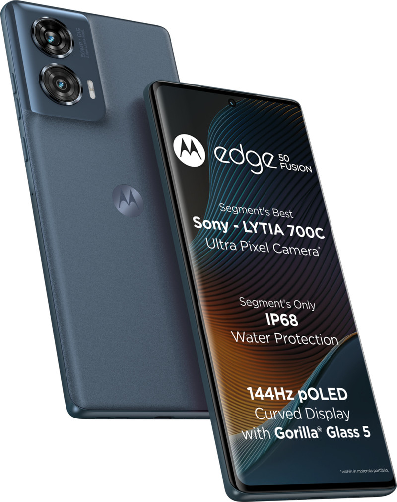 price history - MOTOROLA Edge 50 Fusion (Forest Blue, 256 GB) (12 GB RAM)