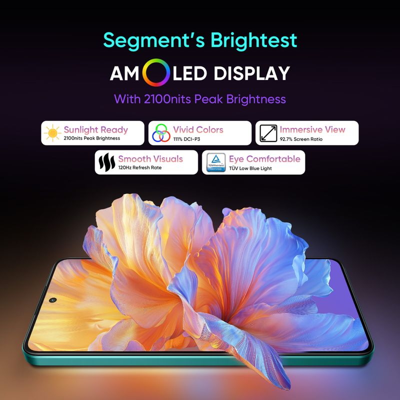 realme 14T 5G 128GB 8GB RAM Surf Green - Image 4