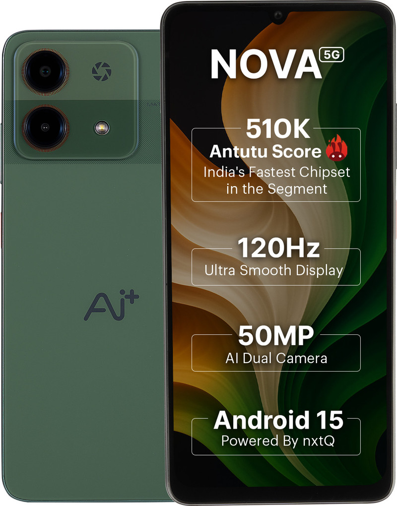 Ai+ Nova 5G (Green, 128 GB) 8 GB RAM