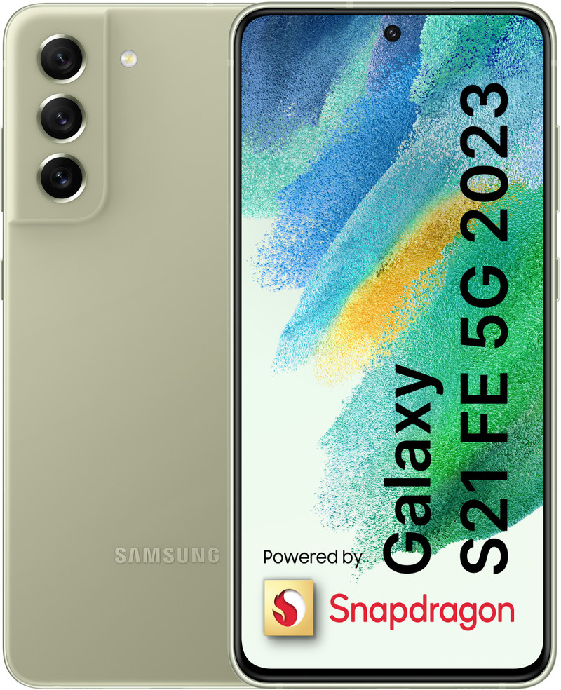 Samsung Galaxy S21 FE 5G with Snapdragon 888 (Olive, 256 GB)