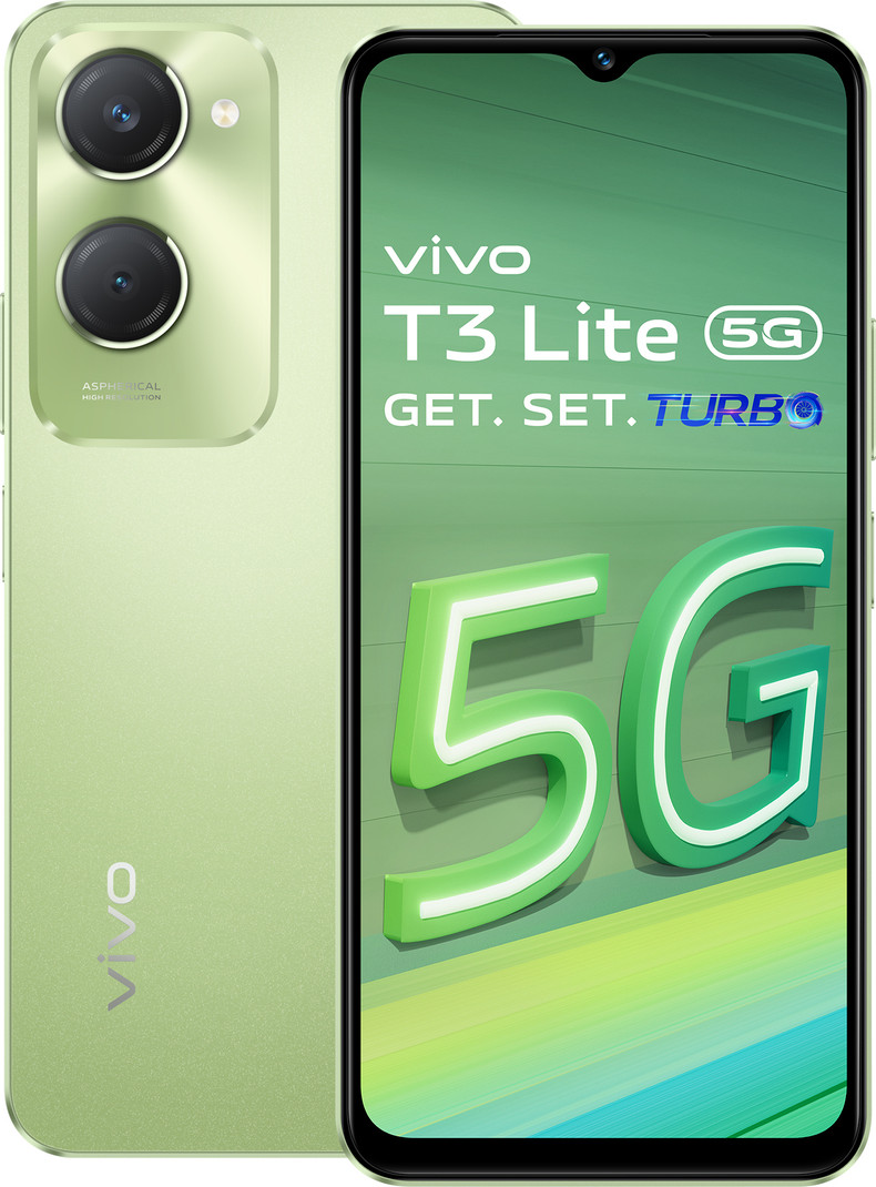 vivo T3 Lite 5G (Vibrant Green, 128 GB) 4 GB RAM