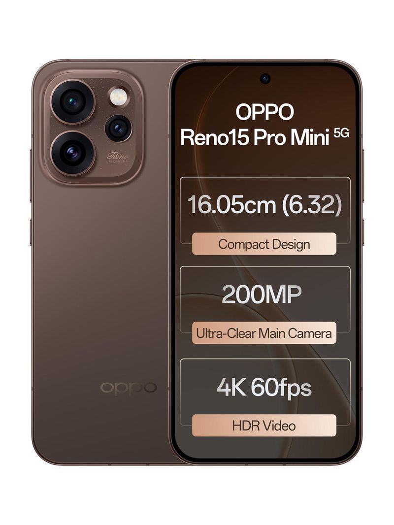 OPPO Reno15 Pro Mini 5G 512GB 12GB RAM Brown - Image 2