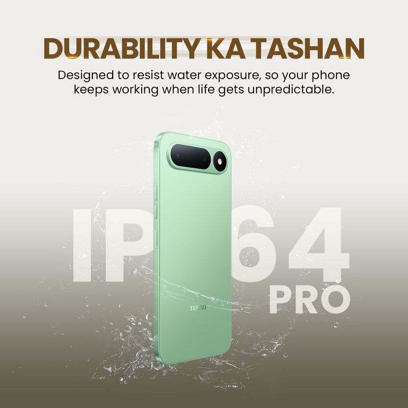 Tecno Spark 50 5G 128GB 4GB RAM Mint Green - Image 6