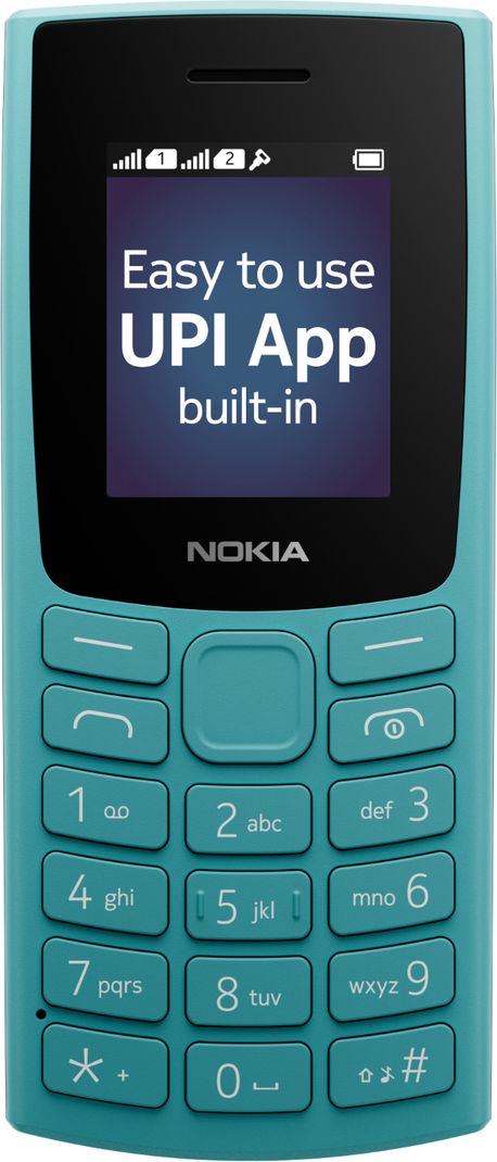 Nokia 105 Dual Sim Keypad Phone (Cyan) - Image 6