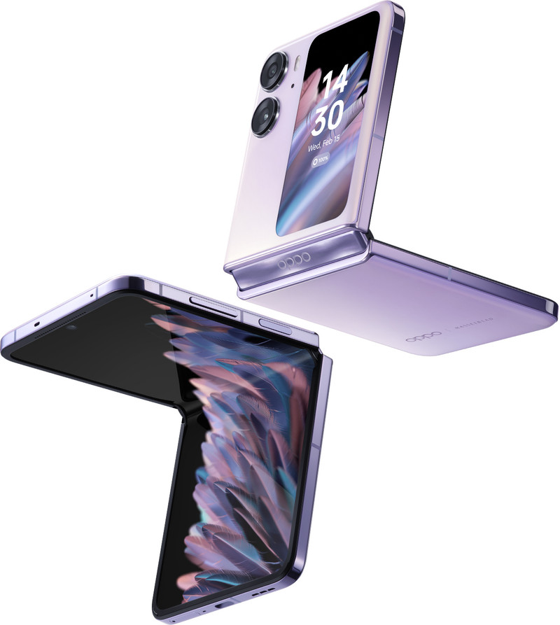 oppo find n2 flip moonlit purple 256 gb