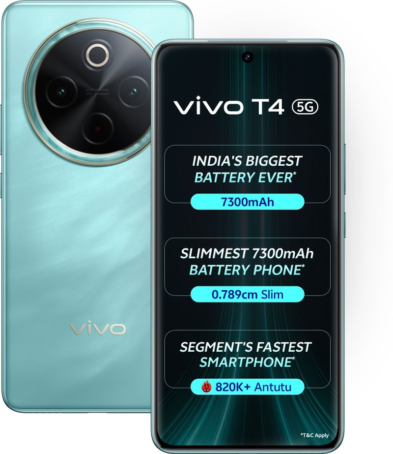 vivo T4 5G 12GB 256GB (Emerald Blaze) - Image 2