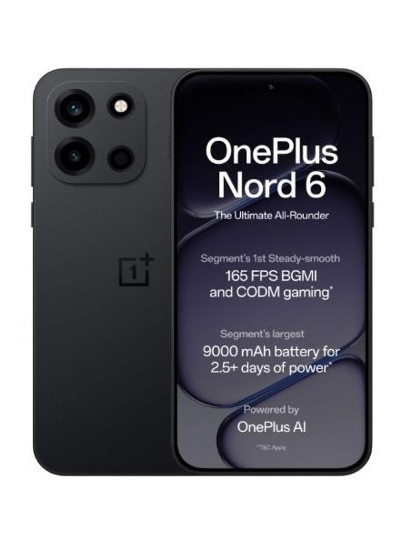 OnePlus Nord 6 256GB 8GB RAM Pitch Black - Image 2