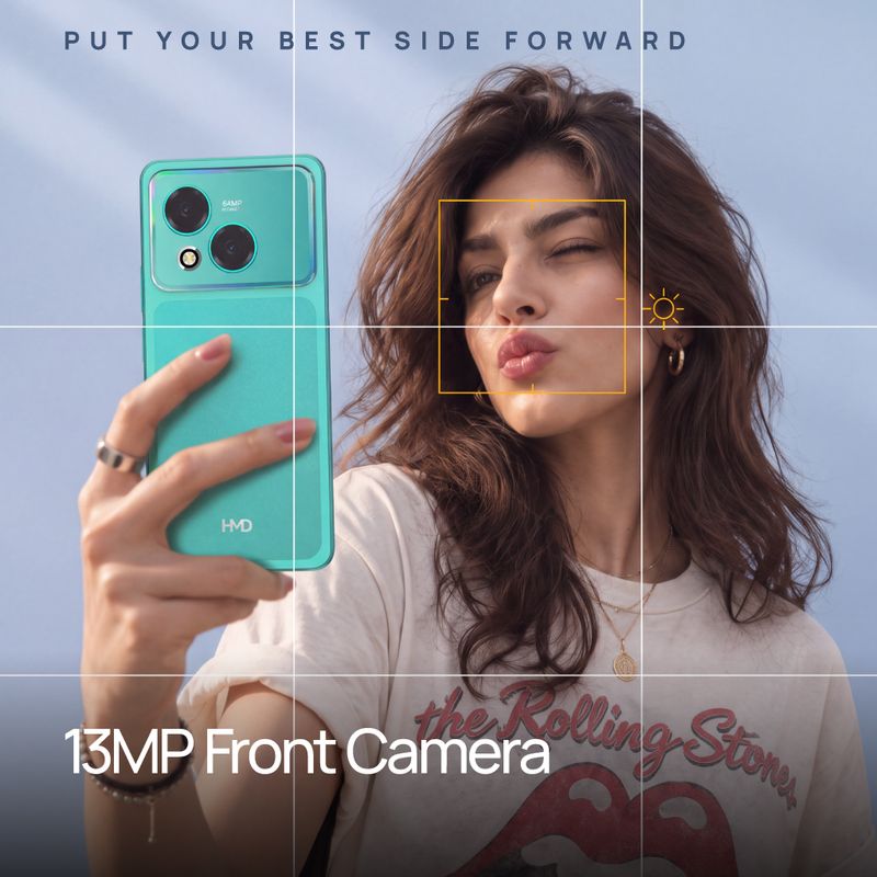 HMD Vibe2 Pro 5G 128GB 6GB RAM Aqua Green - Image 6