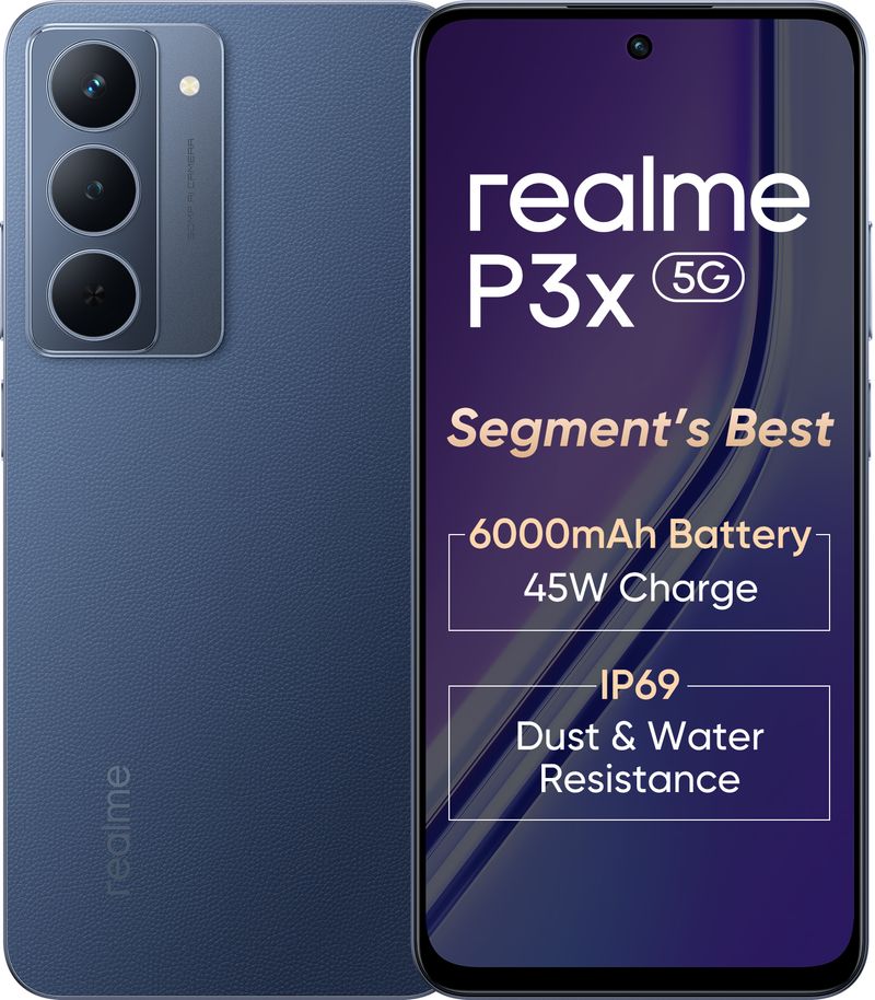 realme P3x 5G 128GB 6GB RAM Blue - Image 2