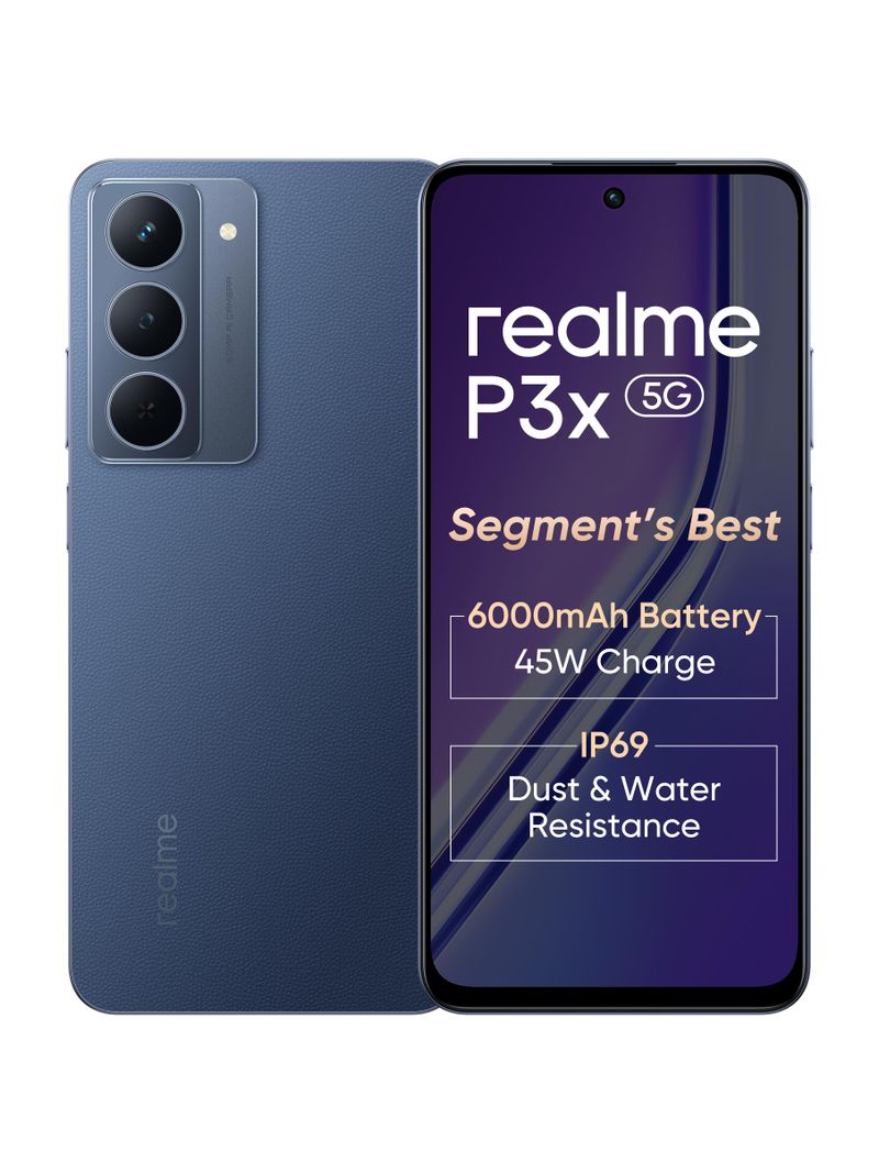 realme P3x 5G 128GB 8GB RAM Midnight Blue - Image 1