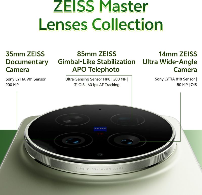 vivo X300 Ultra Victory Green 512GB 16GB RAM - Image 3