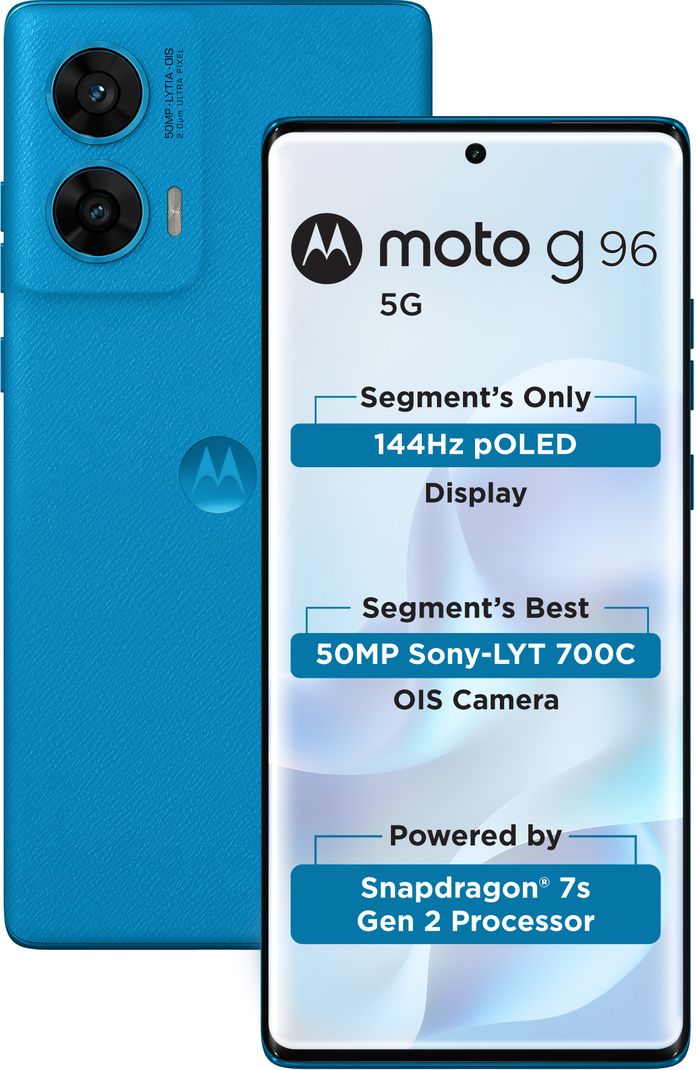 MOTOROLA G96 5G (Pantone Dresden Blue, 256 GB) (8 GB RAM) - Image 4