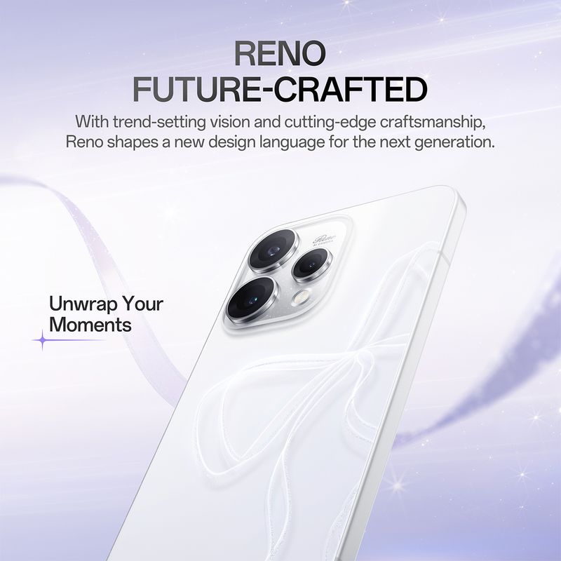 OPPO Reno15 5G 256GB Glacier White - Image 4