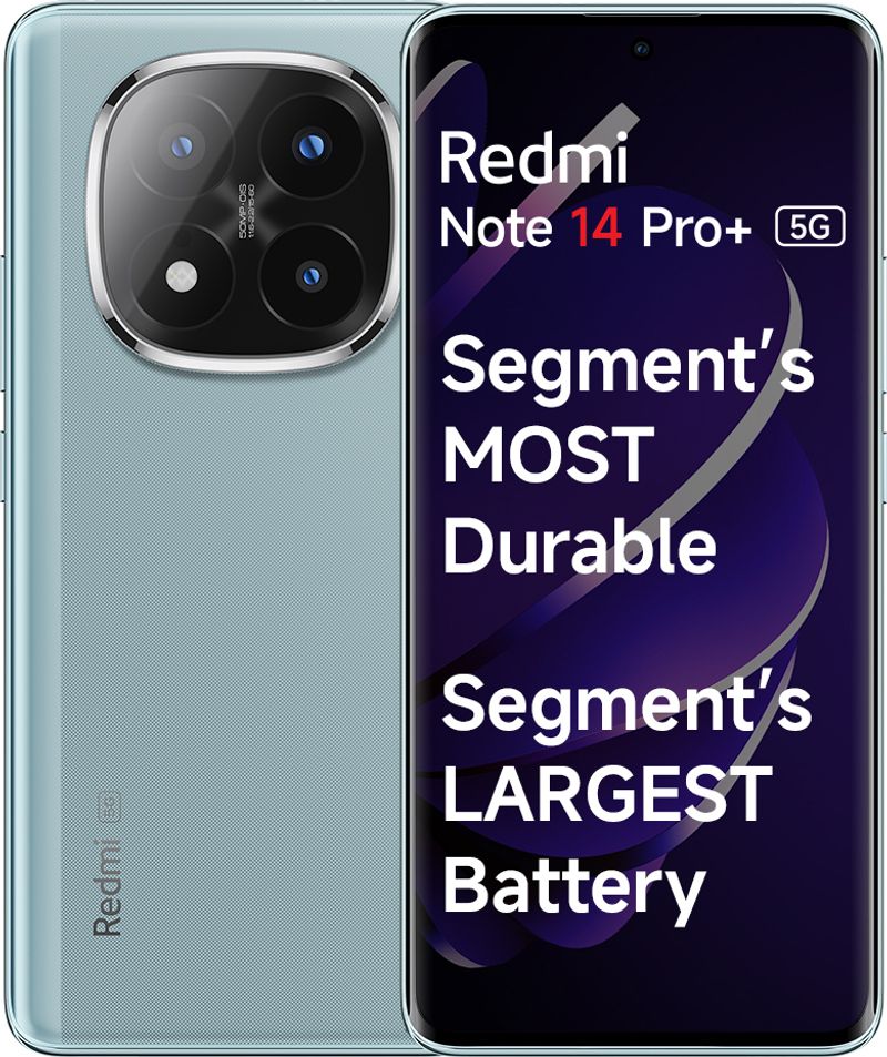 Redmi Note 14 Pro+ 5G 128GB 8GB RAM Spectre Blue - Image 2