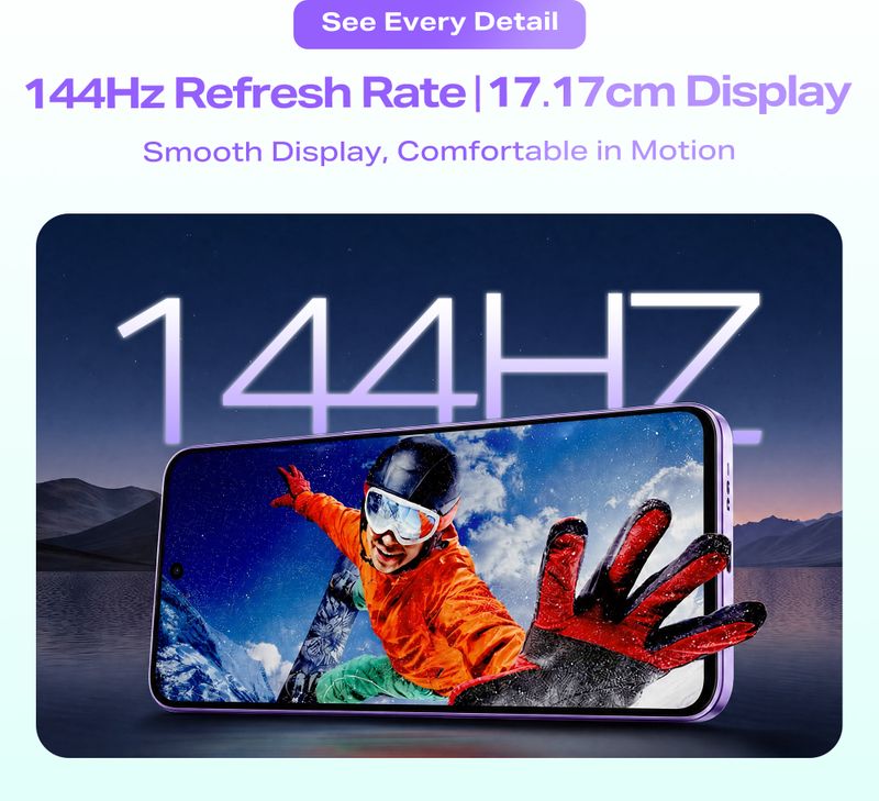 Infinix HOT 70 Pro 5G (Silk Glow Purple, 128GB, 6GB RAM) - Image 6