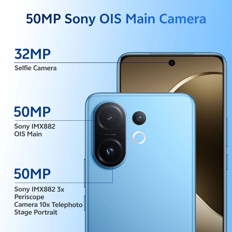 vivo T4 Pro 5G 256GB 8GB RAM Nitro Blue - Image 3