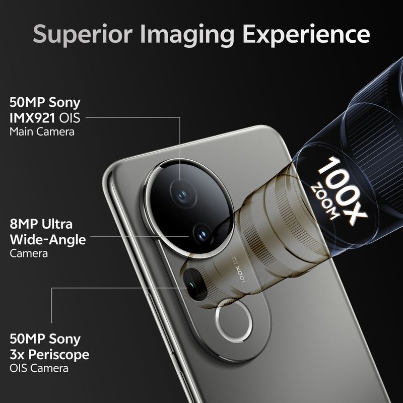 vivo T4 Ultra 5G 256GB 8GB RAM Meteor Grey - Image 3
