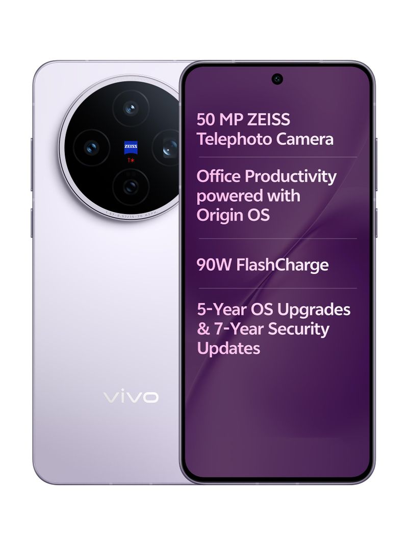 vivo X200T 256GB 12GB RAM Seaside Lilac - Image 2