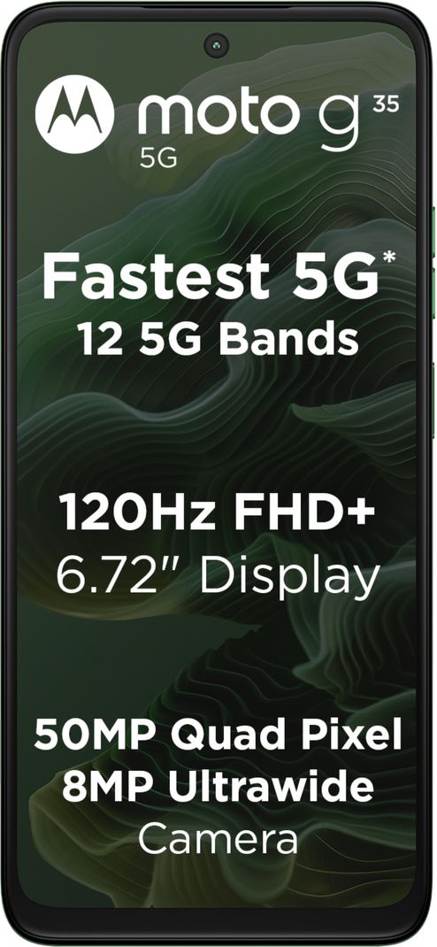 Motorola g35 5G 128GB 4GB RAM Leaf Green - Image 3