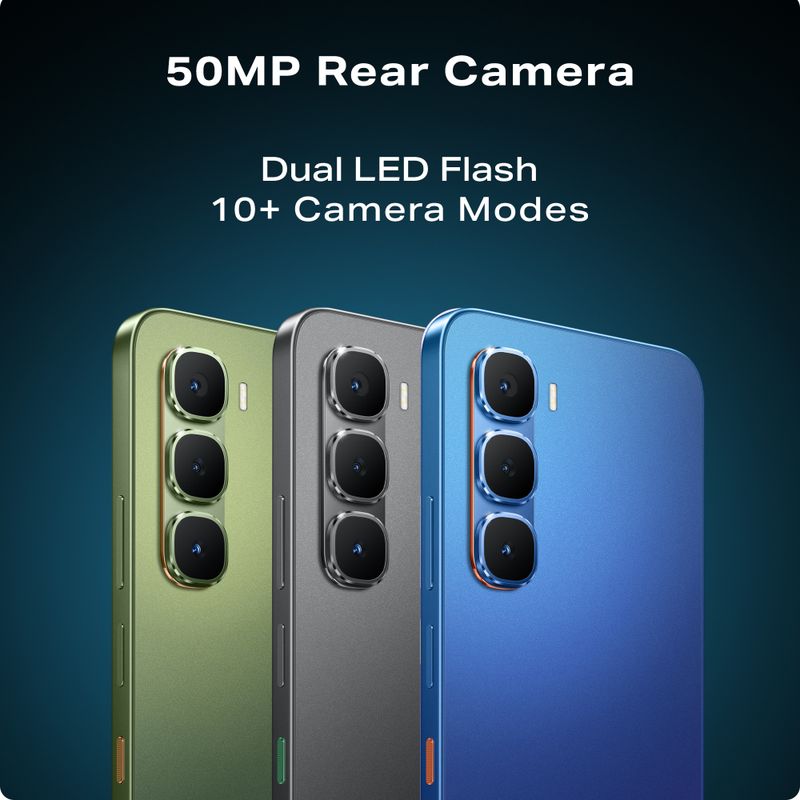 Infinix Hot 60 5G+ 128GB 6GB RAM (Tundra Green) - Image 5