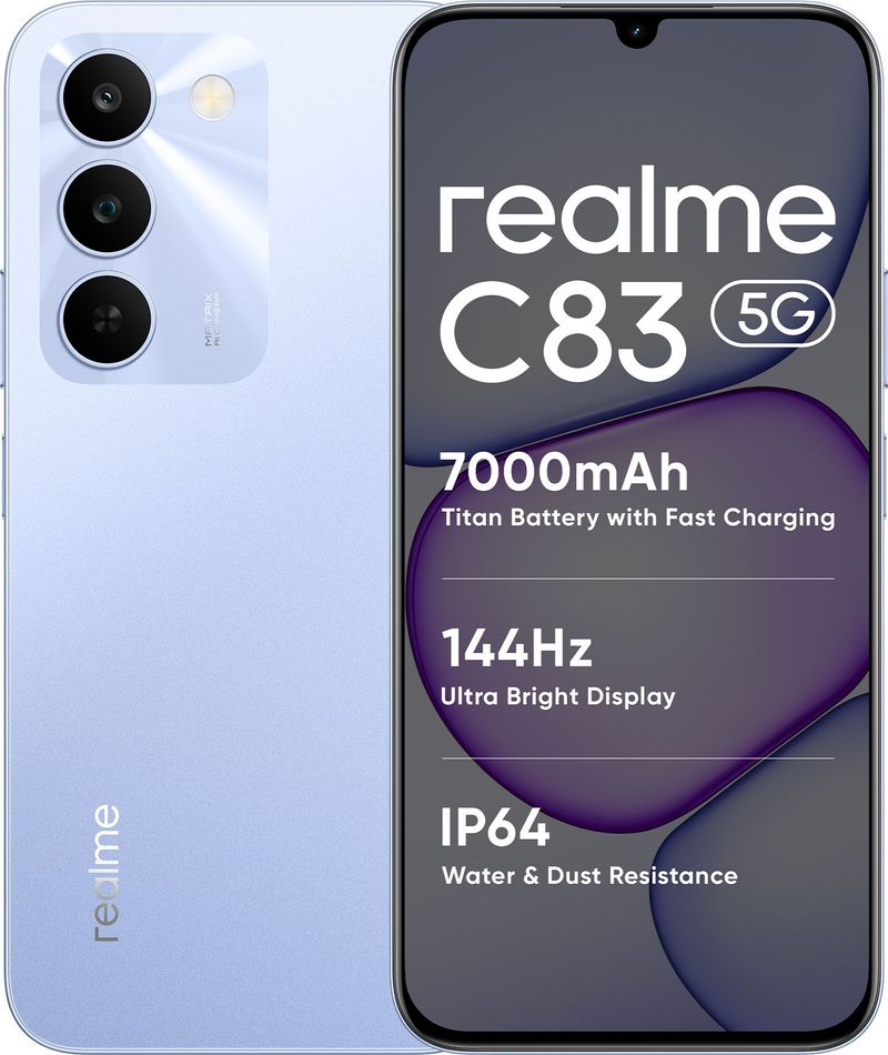 realme C83 5G 128GB Blooming Purple - Image 2