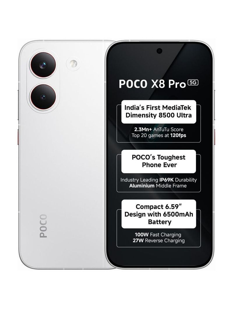 POCO X8 Pro 256GB 8GB RAM White - Image 2