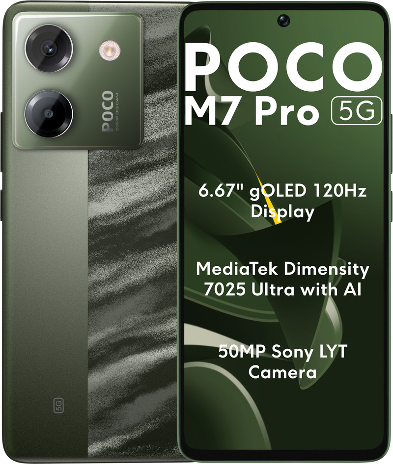 POCO M7 Pro 5G (Olive Twilight, 256 GB) 8 GB RAM