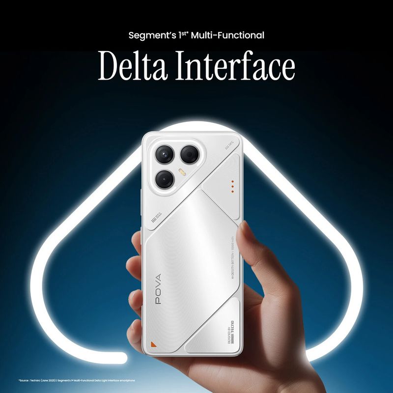 Tecno Pova 7 5G 128GB 8GB RAM Magic Silver - Image 3