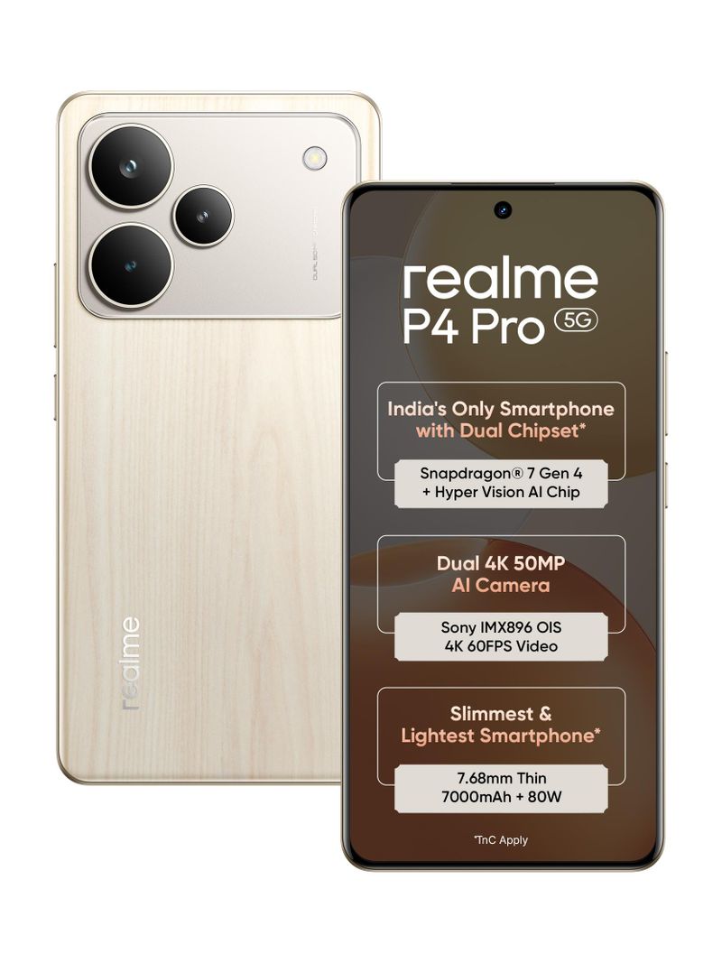 realme P4 Pro 5G 256GB 12GB RAM Birch Wood - Image 1