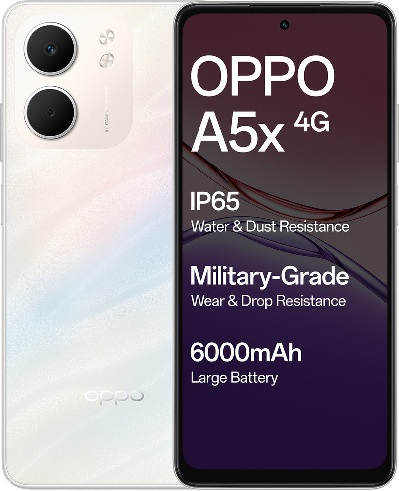 OPPO A5x (Laser White, 64 GB) 4 GB RAM