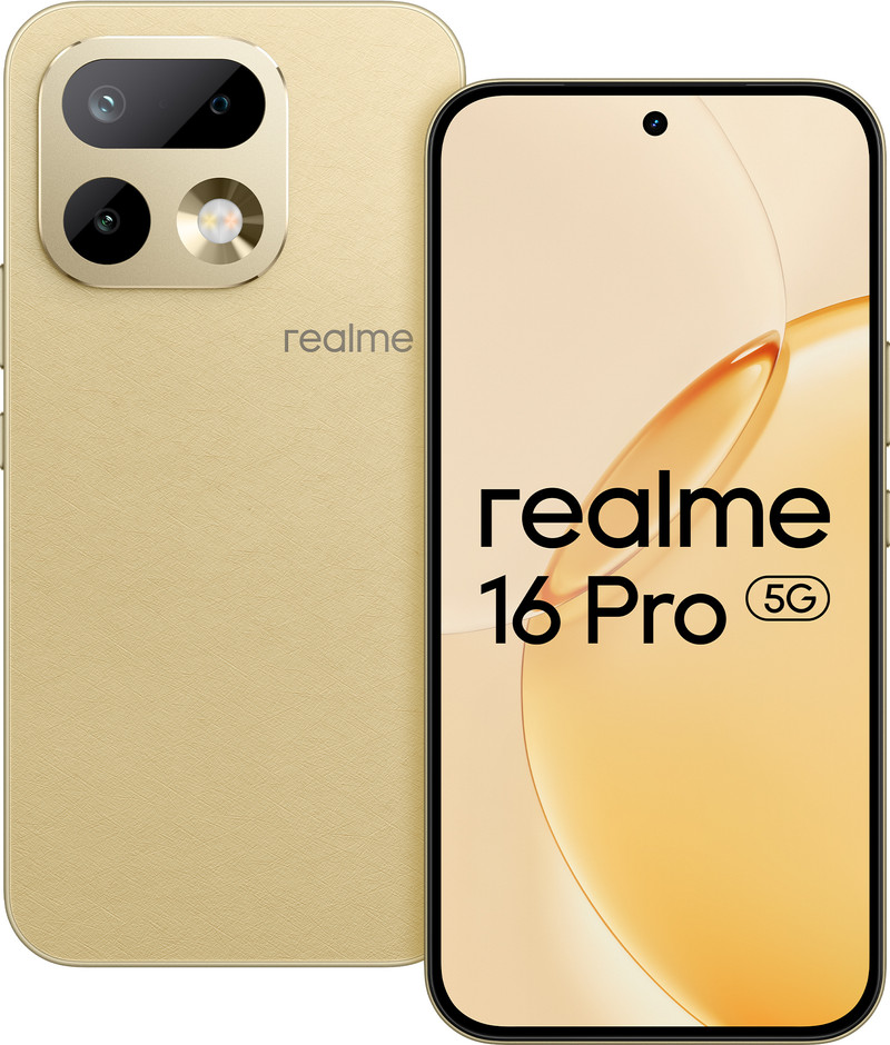 realme 16 Pro 5G Charger in the Box (Master Gold, 128 GB) 8 GB RAM