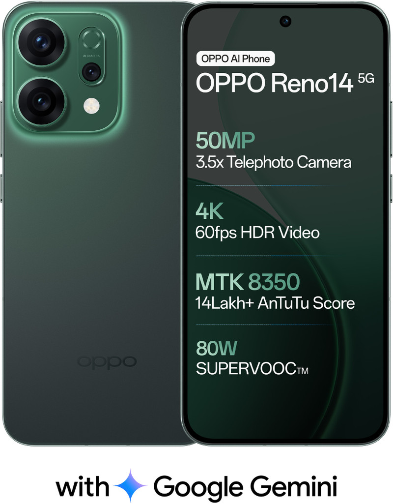 oppo reno14 5g forest green 256 gb