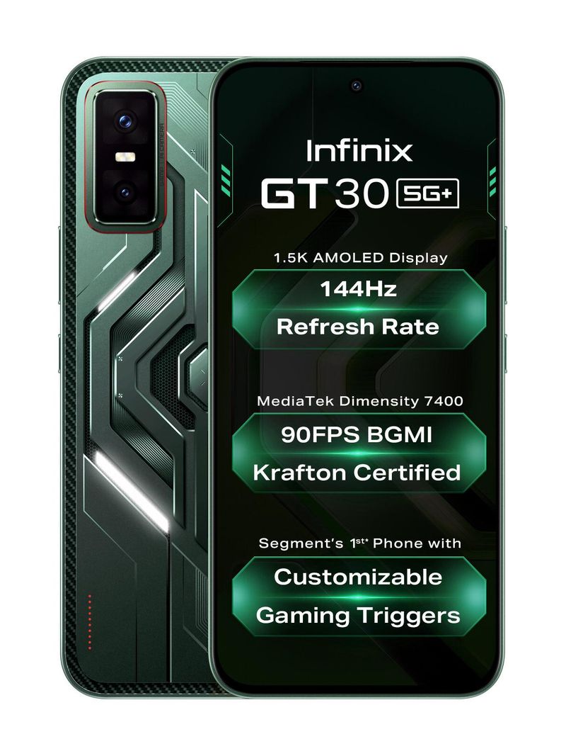 Infinix GT 30 5G+ 256GB 8GB RAM Pulse Green - Image 2