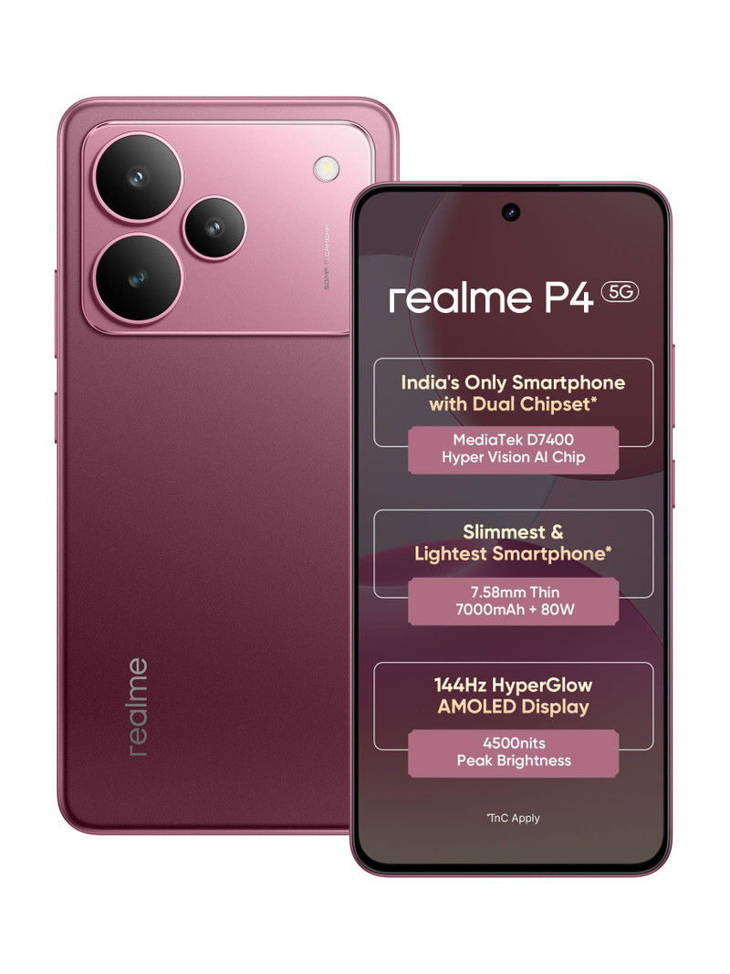 realme P4 5G (Forge Red, 128 GB)
