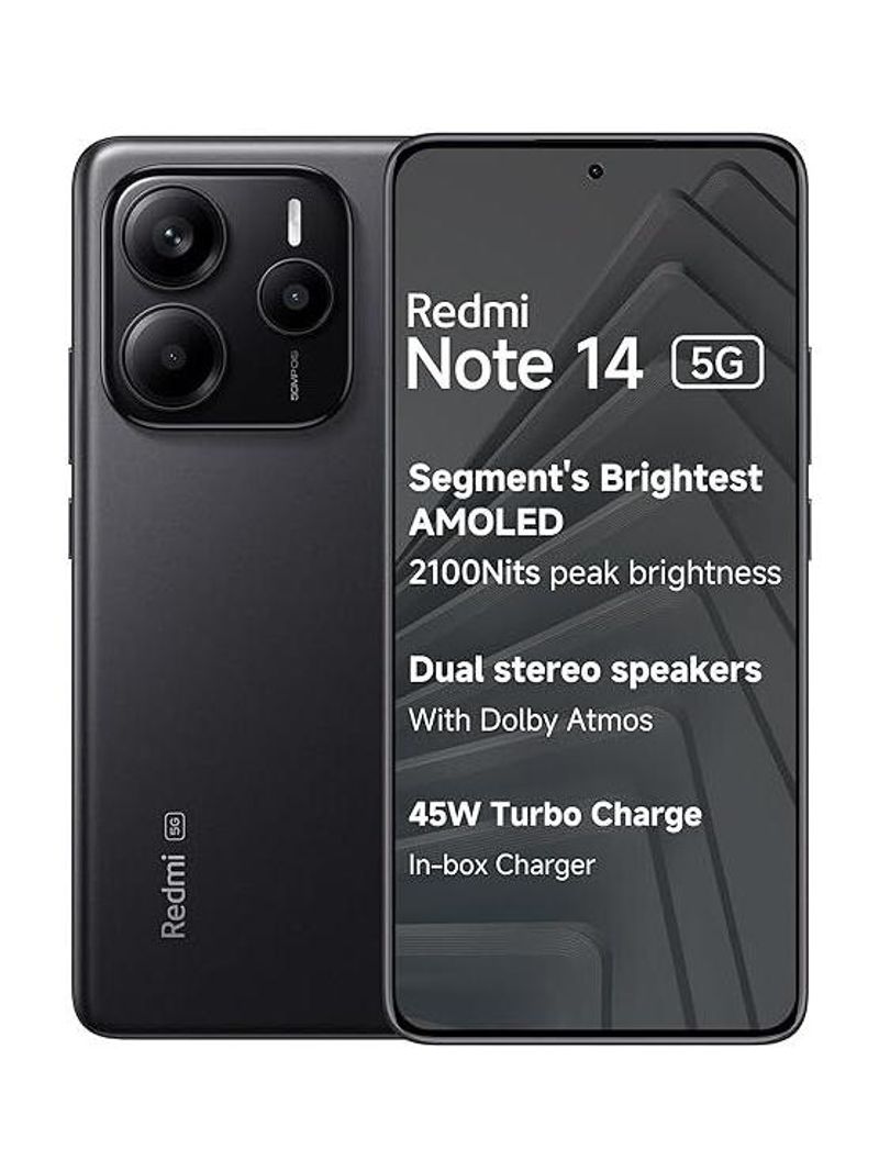 Redmi Note 14 5G 128GB Titan Black - Image 2
