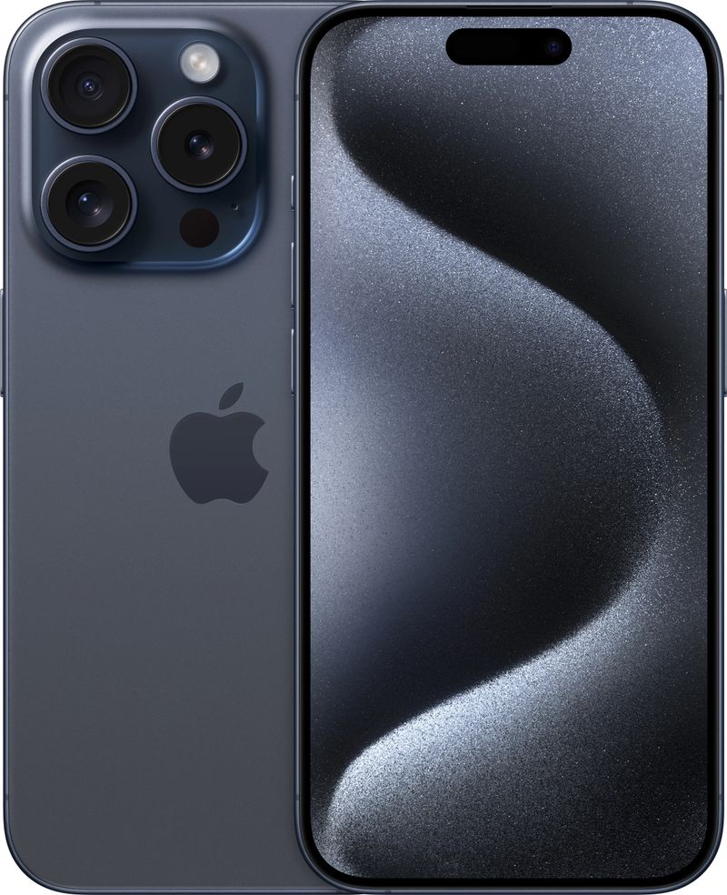 APPLE iPhone 15 Pro Blue Titanium 128GB - Image 1