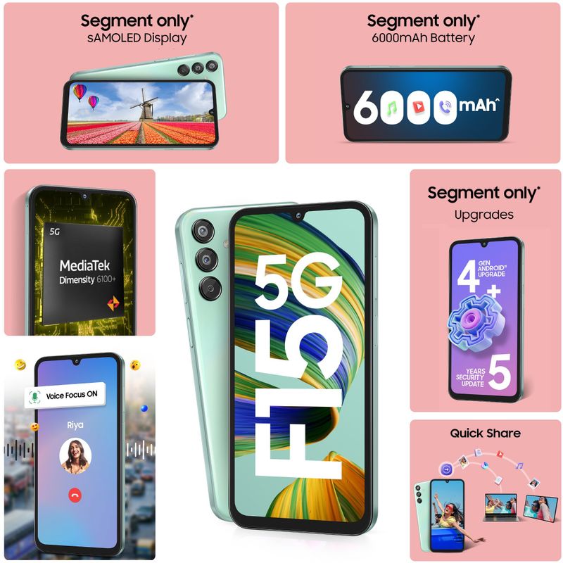 Samsung Galaxy F15 5G 128GB Jazzy Green - Image 3